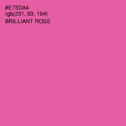 #E75DA4 - Brilliant Rose Color Image